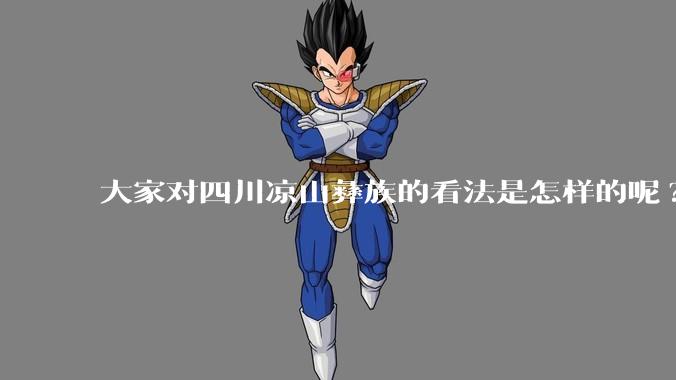 大家对四川凉山彝族的看法是怎样的呢?