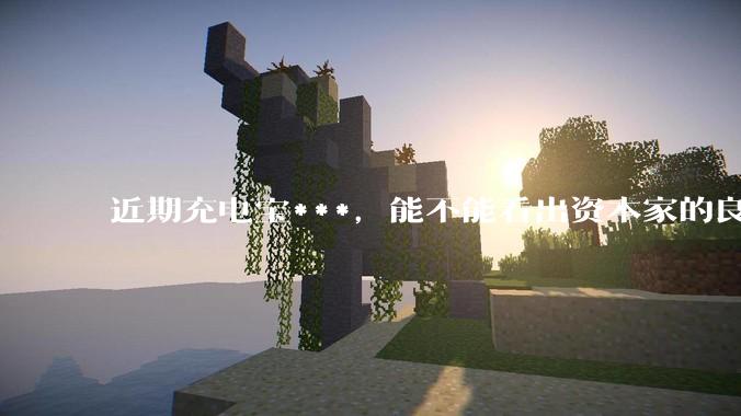 近期充电宝***，能不能看出资本家的良心坏了？