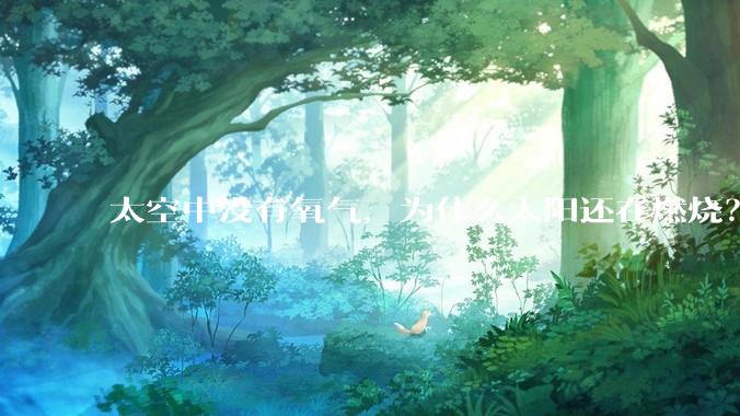 太空中没有氧气，为什么太阳还在燃烧？