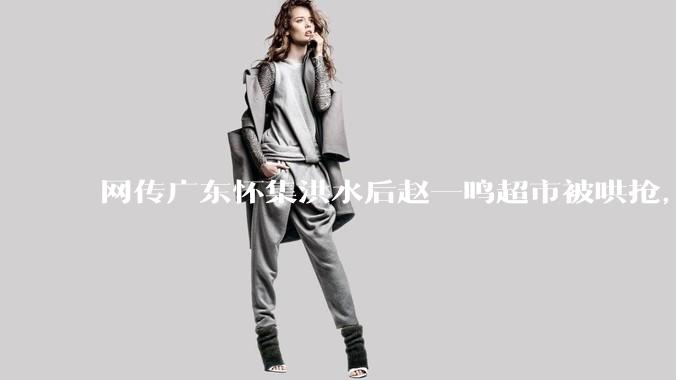 网传广东怀集洪水后赵一鸣超市被哄抢，县***回应相关单位正在核实，若属实哄抢者该承担哪些法律责任？