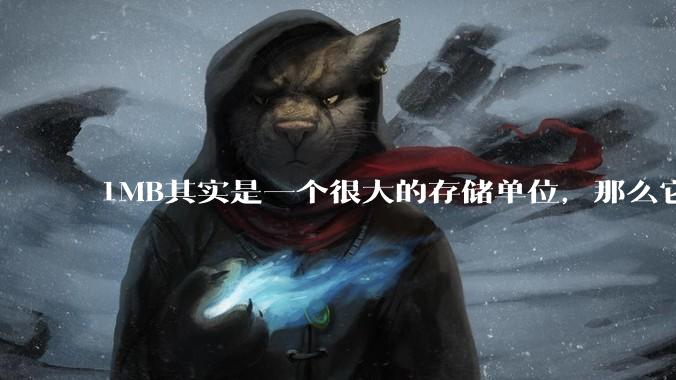 1MB其实是一个很大的存储单位，那么它的存储容量究竟有多大？