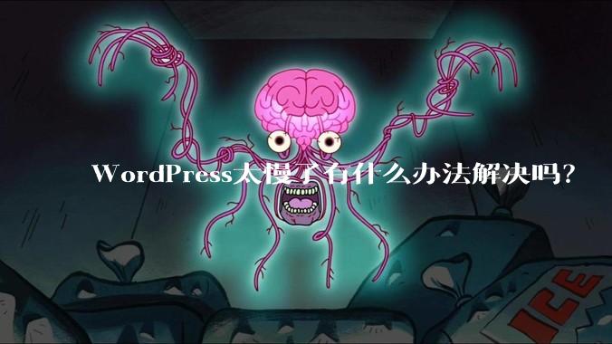 WordPress太慢了有什么办法解决吗？